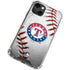 MLB Texas Rangers Game Ball iPhone 15 Plus Clear Case