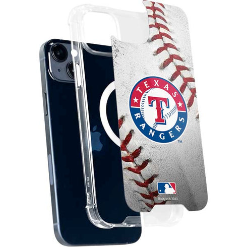 MLB Texas Rangers Game Ball iPhone 15 Plus MagSafe Case