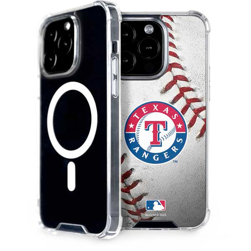 MLB Texas Rangers Game Ball iPhone 14 Pro MagSafe Case