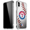 MLB Texas Rangers Game Ball iPhone XS Max Clear Case