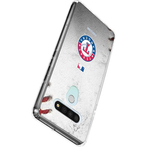 MLB Texas Rangers Game Ball LG Stylo 6 Clear Case