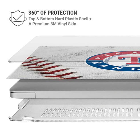 MLB Texas Rangers Game Ball MacBook Air 13in M1 (2021) Case plus Skin
