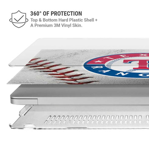 MLB Texas Rangers Game Ball MacBook Air 15in (2023-2025) Case plus Skin