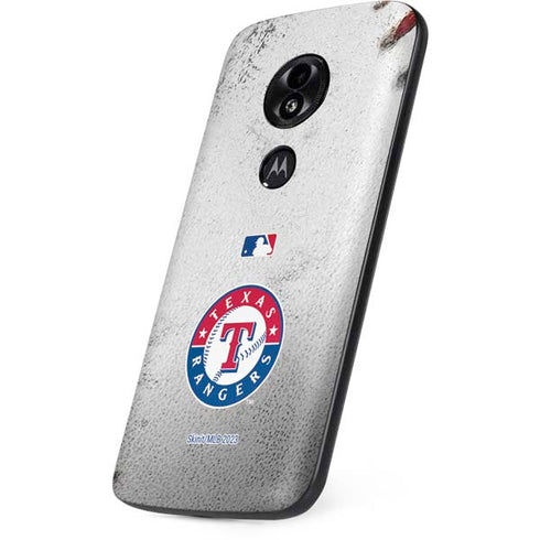 MLB Texas Rangers Game Ball Moto E5 Play Skin
