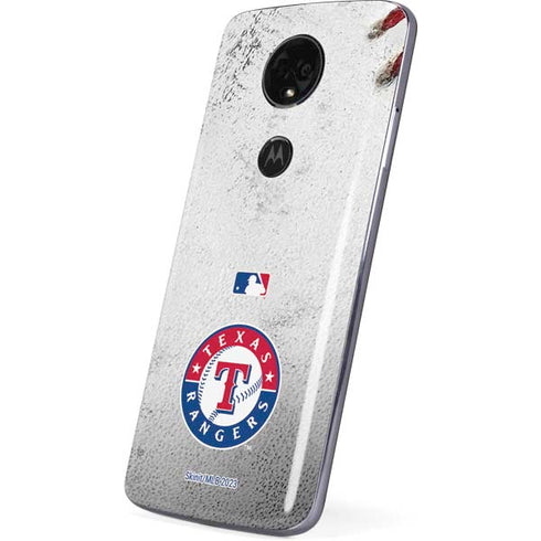 MLB Texas Rangers Game Ball Moto E5 Plus Skin