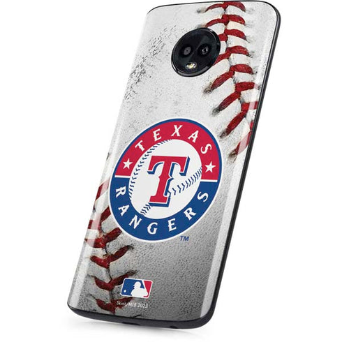 MLB Texas Rangers Game Ball Moto G6 Skin