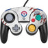 MLB Texas Rangers Game Ball Nintendo GameCube Controller Skin