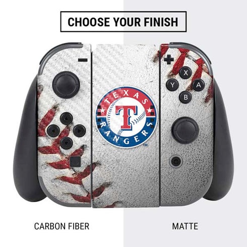 MLB Texas Rangers Game Ball Nintendo Switch Bundle Skin