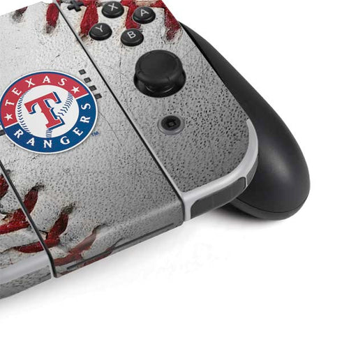 MLB Texas Rangers Game Ball Nintendo Switch OLED (2021) Skin