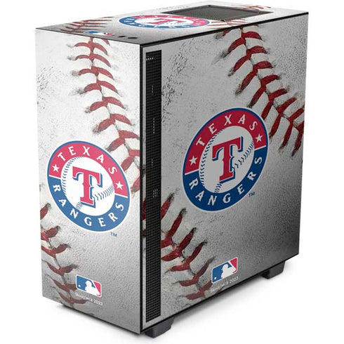 MLB Texas Rangers Game Ball NZXT H510 Compact ATX Mid-Tower Case Skin