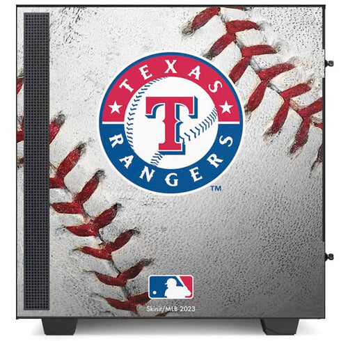 MLB Texas Rangers Game Ball NZXT H510 Compact ATX Mid-Tower Case Skin