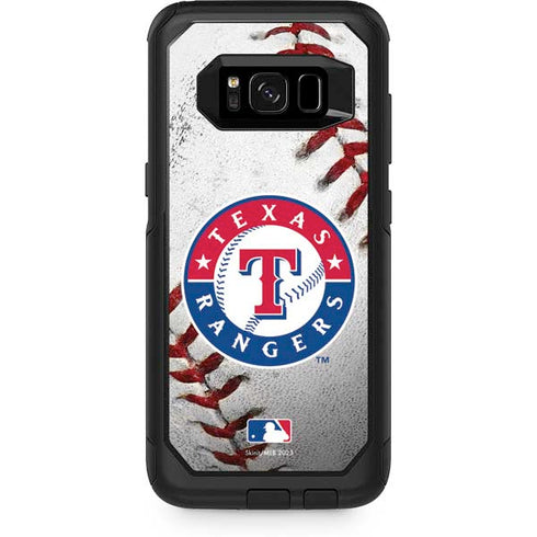 MLB Texas Rangers Game Ball Otterbox Commuter Galaxy Skin