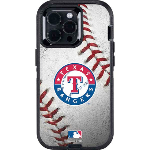 MLB Texas Rangers Game Ball Otterbox Defender iPhone Skin