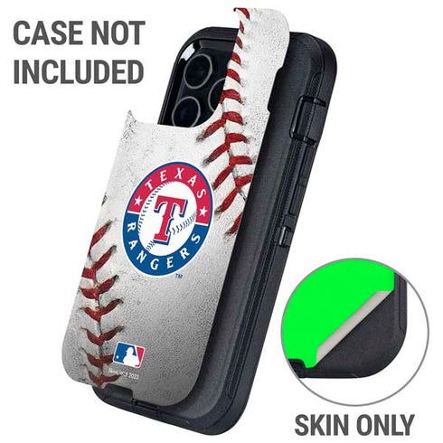 MLB Texas Rangers Game Ball Otterbox Defender iPhone Skin