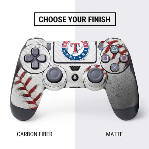 MLB Texas Rangers Game Ball PS4 Controller Skin