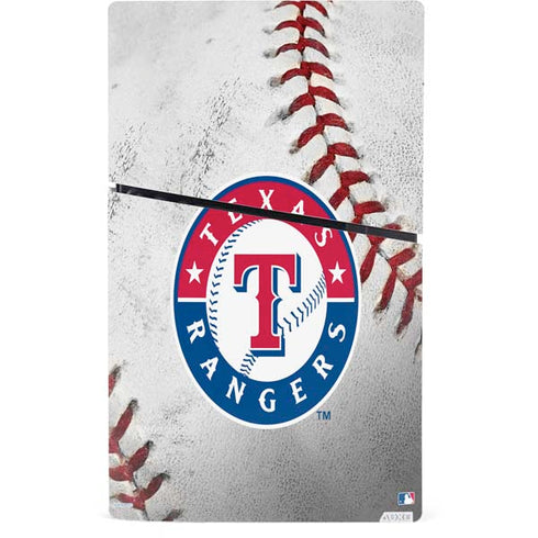 MLB Texas Rangers Game Ball PS5 Slim Digital Edition Console Skin