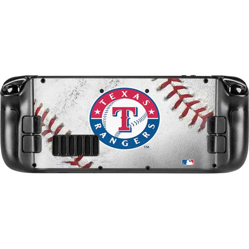 MLB Texas Rangers Game Ball Steam Deck Handheld Gaming Computer Skin