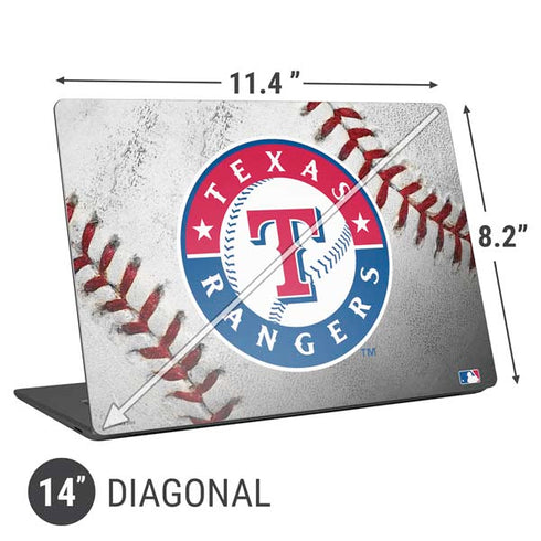 MLB Texas Rangers Game Ball Universal Laptop 14in (11.4 x 8.2in) Skin