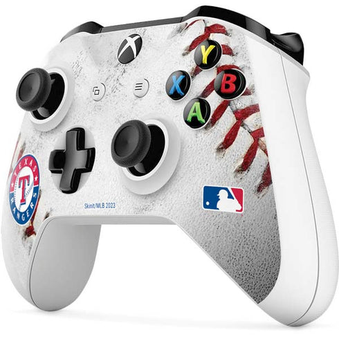 MLB Texas Rangers Game Ball Xbox One S All-Digital Edition Bundle Skin