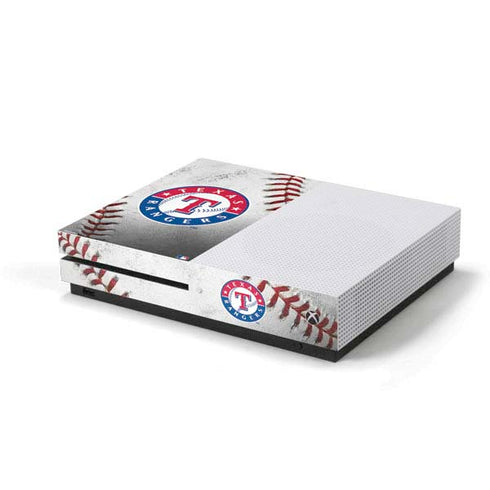 MLB Texas Rangers Game Ball Xbox One S Console Skin