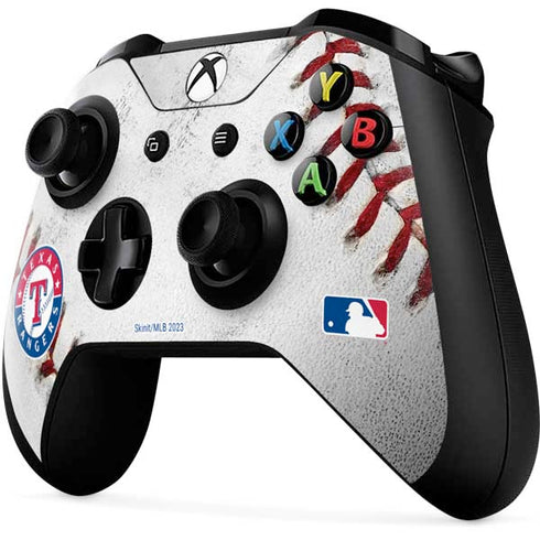 MLB Texas Rangers Game Ball Xbox One X Controller Skin