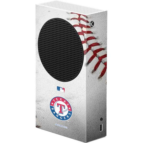 MLB Texas Rangers Game Ball Xbox Series S Console Skin