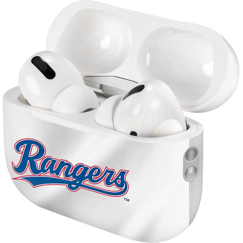 MLB Texas Rangers Home Jersey AirPods Pro 2nd Gen Skin