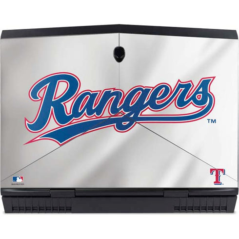 MLB Texas Rangers Home Jersey Dell Alienware Skin