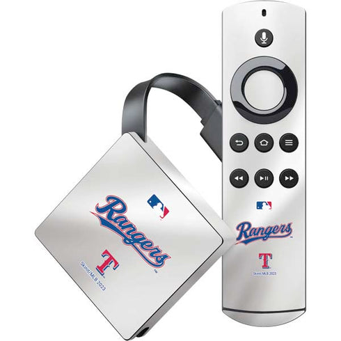 MLB Texas Rangers Home Jersey Amazon Fire TV Skin