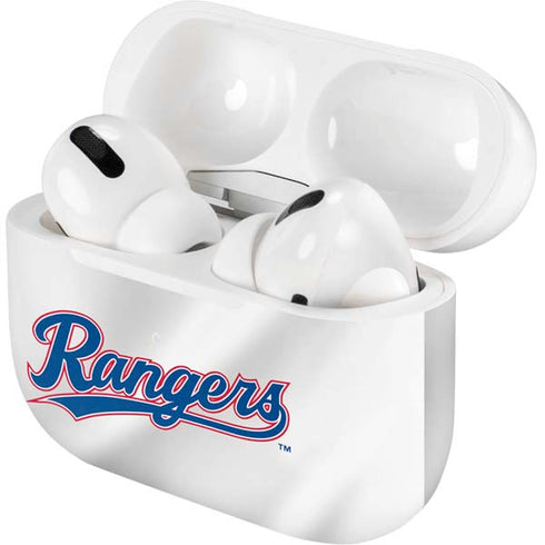 MLB Texas Rangers Home Jersey Apple AirPods Pro Skin