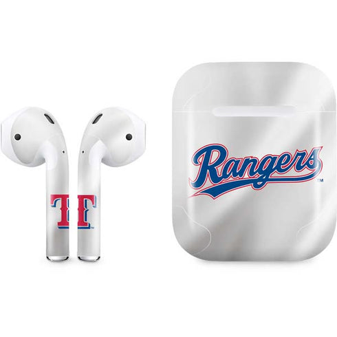 MLB Texas Rangers Home Jersey Apple AirPods Skin