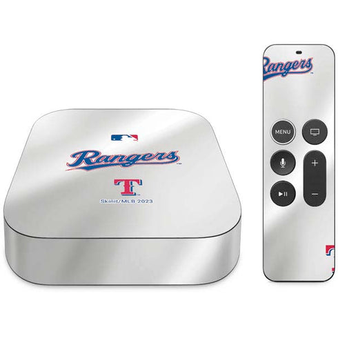 MLB Texas Rangers Home Jersey Apple TV Skin