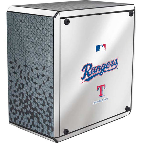 MLB Texas Rangers Home Jersey Cooler Master MasterBox Q300L Mini Tower Skin
