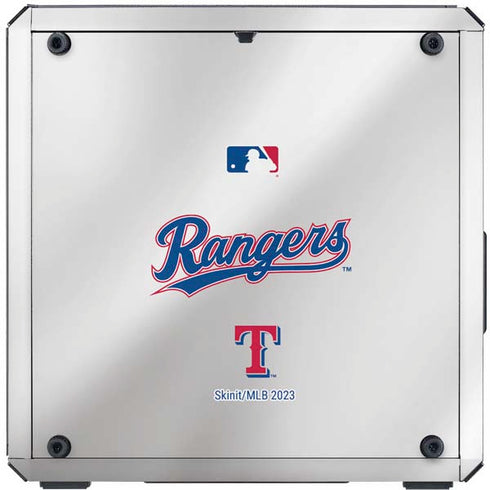 MLB Texas Rangers Home Jersey Cooler Master MasterBox Q300L Mini Tower Skin