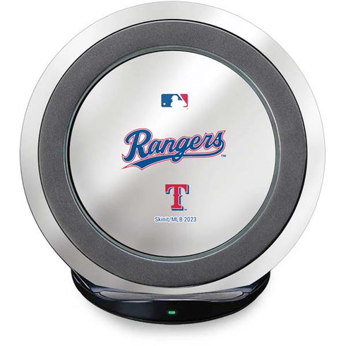 MLB Texas Rangers Home Jersey Fast Charge Wireless Charging Stand Skin