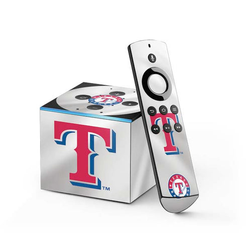 MLB Texas Rangers Home Jersey Fire TV Cube Skin