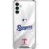 MLB Texas Rangers Home Jersey Galaxy A13 5G Clear Case