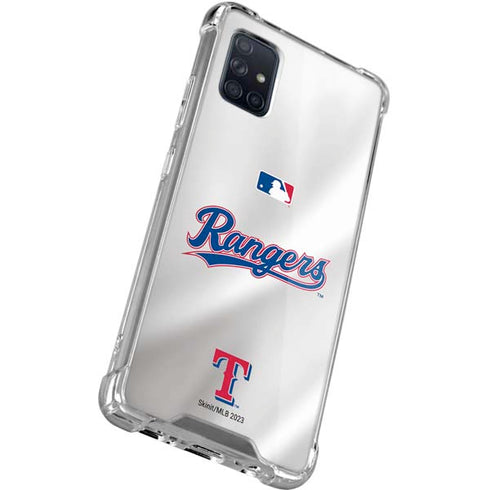 MLB Texas Rangers Home Jersey Galaxy A51 5G Clear Case