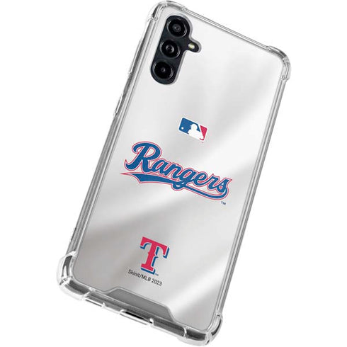MLB Texas Rangers Home Jersey Galaxy A54 5G Clear Case