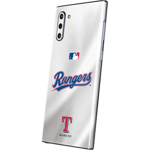 MLB Texas Rangers Home Jersey Galaxy Note 10 Skin