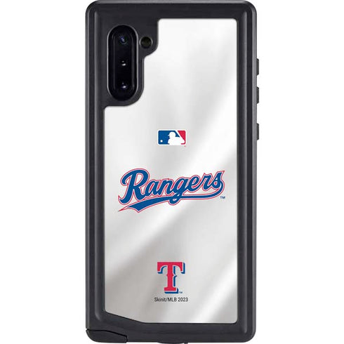 MLB Texas Rangers Home Jersey Galaxy Note 10 Waterproof Case