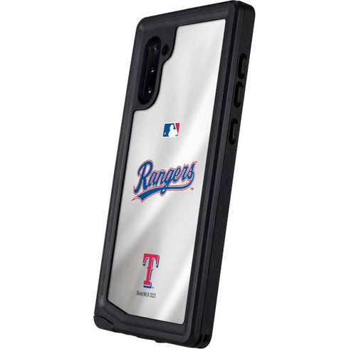MLB Texas Rangers Home Jersey Galaxy Note 10 Waterproof Case