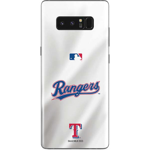 MLB Texas Rangers Home Jersey Galaxy Note 8 Skin