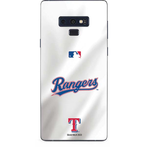 MLB Texas Rangers Home Jersey Galaxy Note 9 Skin