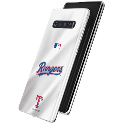 MLB Texas Rangers Home Jersey Galaxy S10 Plus Skin