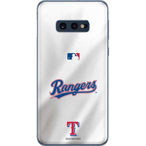 MLB Texas Rangers Home Jersey Galaxy S10e Skin