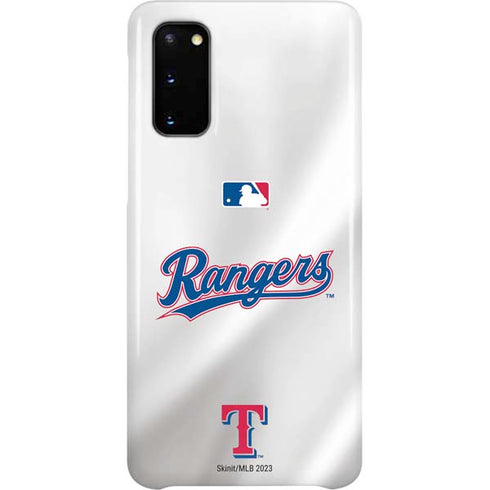 MLB Texas Rangers Home Jersey Galaxy S20 Lite Case
