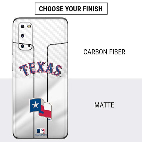MLB Texas Rangers Home Jersey Galaxy S20 Skin
