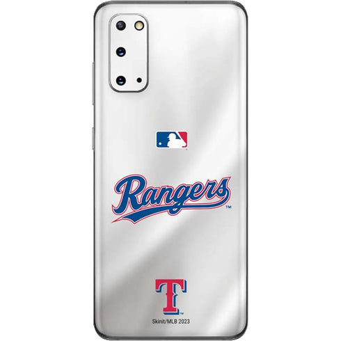 MLB Texas Rangers Home Jersey Galaxy S20 Skin