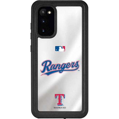 MLB Texas Rangers Home Jersey Galaxy S20 Waterproof Case